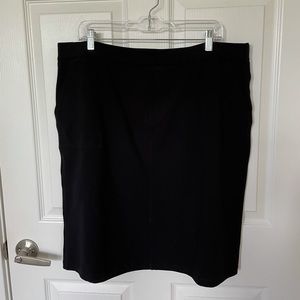 Susan Graver Weekend black skirt